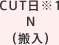 CUT日※1　N　（搬入）